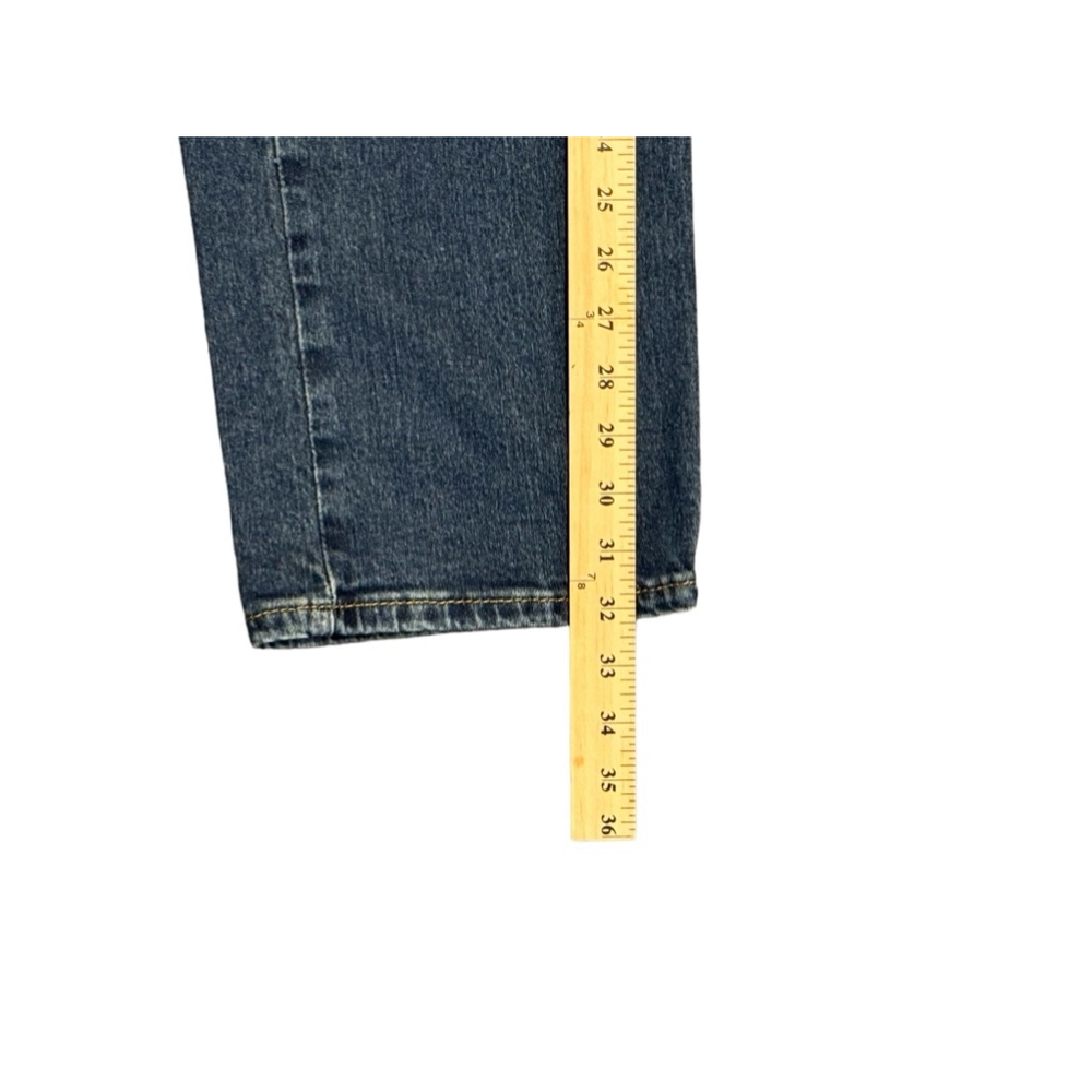 Levi's 505 Men’s Dark Wash Faded Blue Denim Jeans W34 L32​​​​​ - Picture 3 of 8